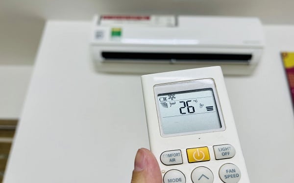 Nên cài đặt mức nhiệt từ 25 - 27 độ C để đảm bảo sức khỏe