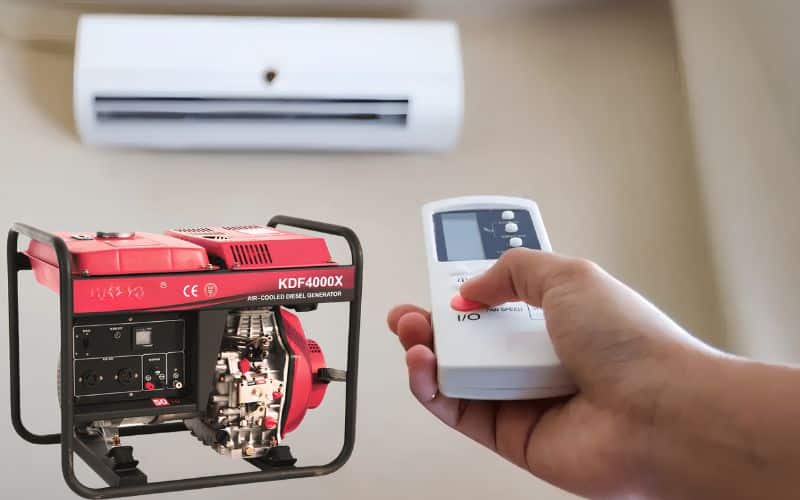 Máy phát điện 3kW chạy được điều hòa có công suất khoảng 9.00BTU